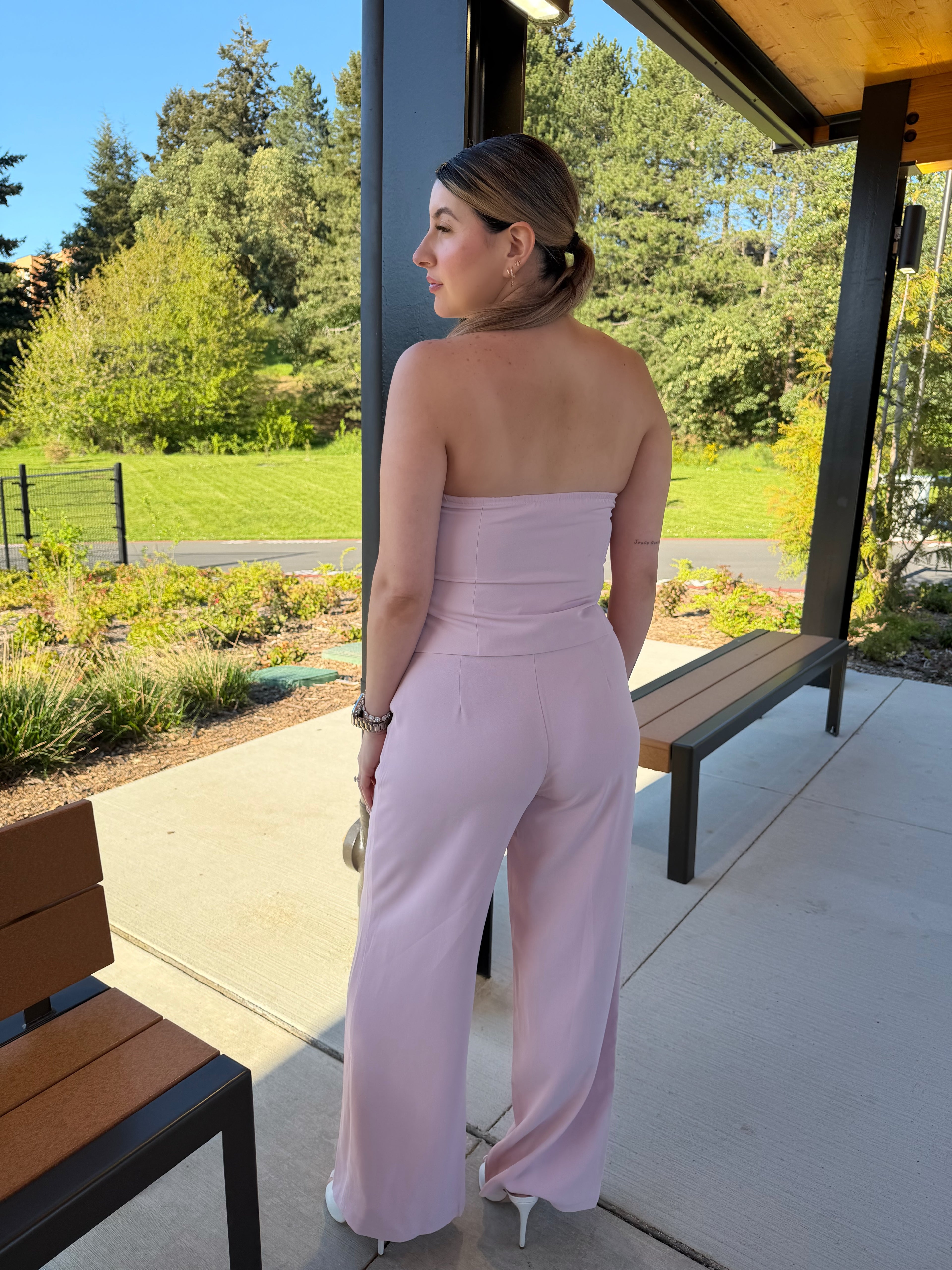 Pink Statement Suit